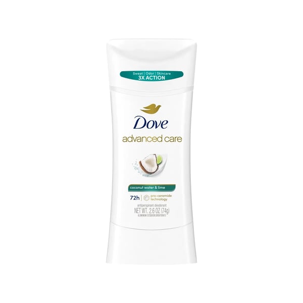 Dove Advanced Care Coconut Water & Lime Antiperspirant Deodorant Stick