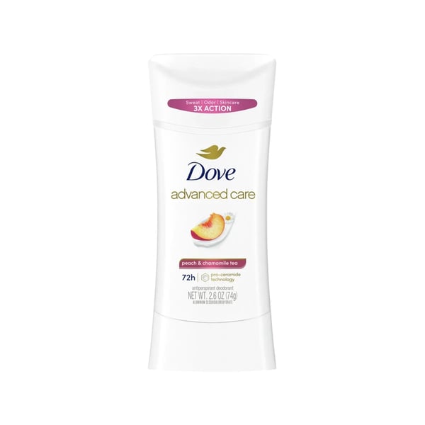 Dove Advanced Care Peach & Chamomile Tea Antiperspirant Deodorant Stick