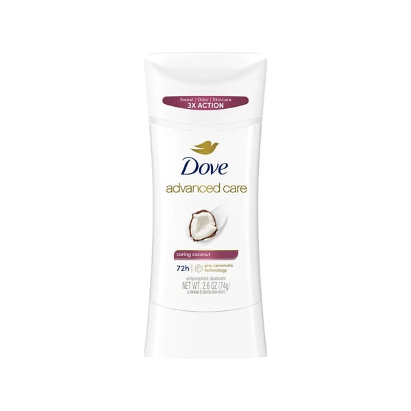 Dove Advanced Care Caring Coconut Antiperspirant Deodorant Stick