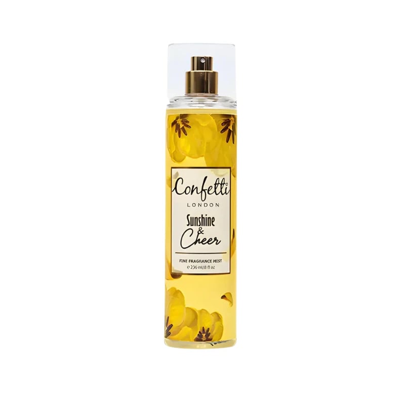 سبلاش جسم كونفيتي لندن صن شاين آند تشير 236مل - Confetti London Sunshine & Cheer Body Splash