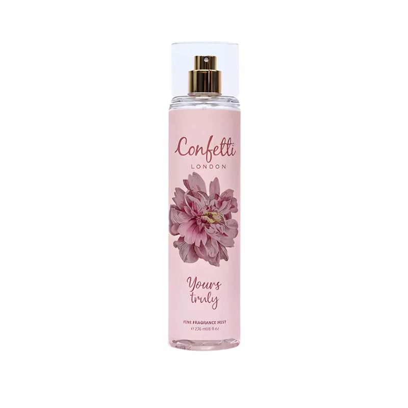 سبلاش جسم كونفيتي لندن يورز ترولي 236مل - Confetti London Yours Truly Body Splash
