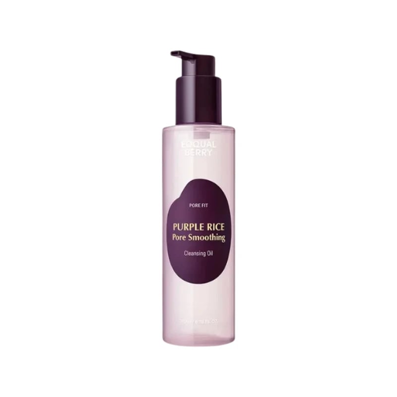 زيت ايكوال بيري تنظيف المسام العميق الأرز الأرجواني 200مل – Equalberry Purple Rice Deep Pore Cleansing Oil