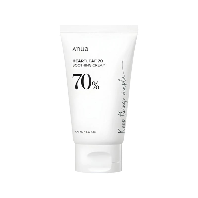 كريم انوا المهدئ بخلاصة الهيرتليف لترطيب وتهدئة البشرة 100مل – Anua Heartleaf 70% Soothing Cream