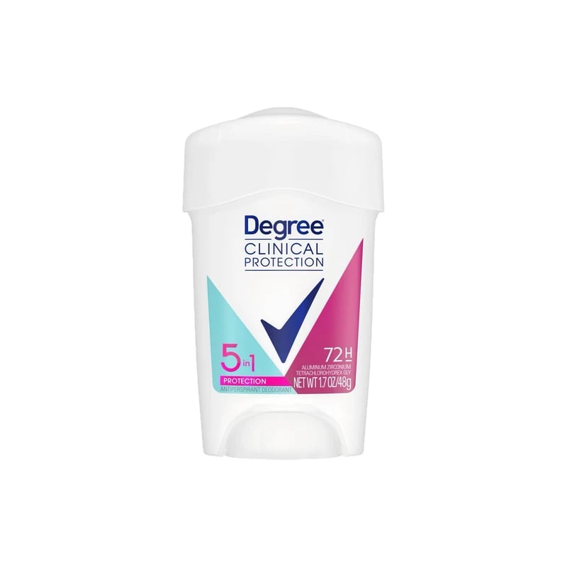 Degree Clinical Protection 5 - In - 1 Antiperspirant Deodorant — مزيل عرق دكري كلينيكال بروتيكشن ‏(5 في 1)