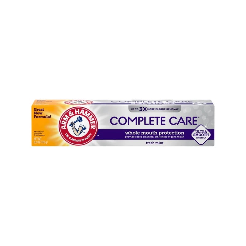 معجون أسنان آرم آند هامر كومبليت كير بالفلورايد فريش مينت — Arm & Hammer Complete Care Fluoride Toothpaste Fresh Mint