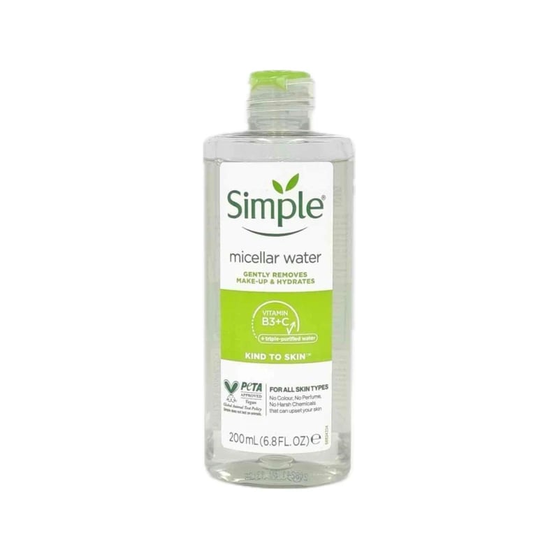 Simple Kind to Skin Micellar Cleansing Water — سيمبل ماء ميسيلار لتنظيف البشرة الحساسة