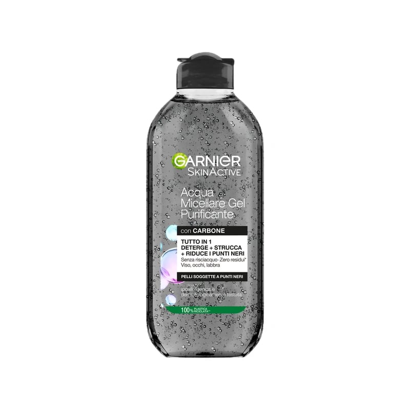ماء ميسيلار غارنييه سكين أكتيف بيور أكتيف بالفحم — Garnier SkinActive Pure Active Micellar Cleansing Gel Charcoal