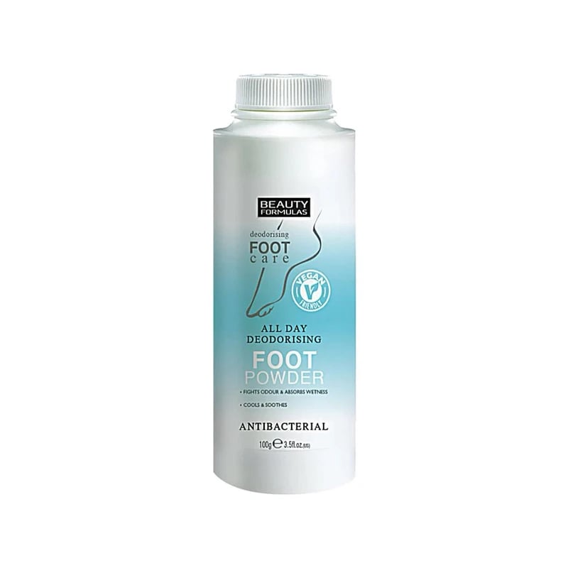 Beauty Formulas All Day Antibacterial Deodorising Foot Powder — بودرة للقدم بيوتي فورميولاز أول داي أنتي باكتيريال