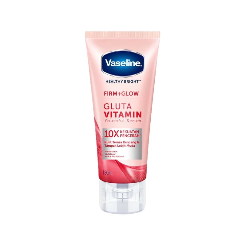 سيروم الجسم فازلين هيلثي برايت فيرم جلو جلوتا فيتامين — Vaseline Healthy Bright Firm+Glow Gluta Vitamin Youthful Body Serum