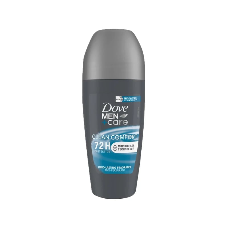 دیئۆدۆرەنت ودژە ئارەقەی رۆڵ ئۆن دۆڤ مێن کێر کلین کۆمفۆرت — Dove Men Care Clean Comfort Antiperspirant Deodorant Roll-On 50ml