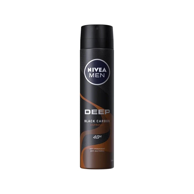 معطر ومضاد تعرق نيفيا مين ديب بلاك كاربون إسبريسو — Nivea Men Deep Black Carbon Espresso Antiperspirant Deodorant
