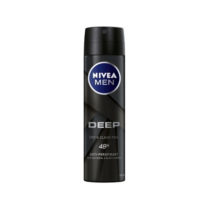 معطر ومضاد تعرق نيفيا مين ديب بلاك كاربون دارك وود — Nivea Men Deep Black Carbon Dark Wood Antiperspirant Deodorant