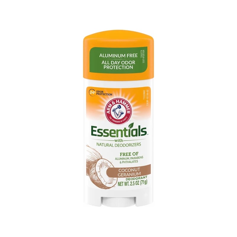 معطر آرم آند هامر إيسينشالز طبيعي جوز الهند والجيرانيوم — Arm & Hammer Essentials Natural Deodorant Coconut Geranium