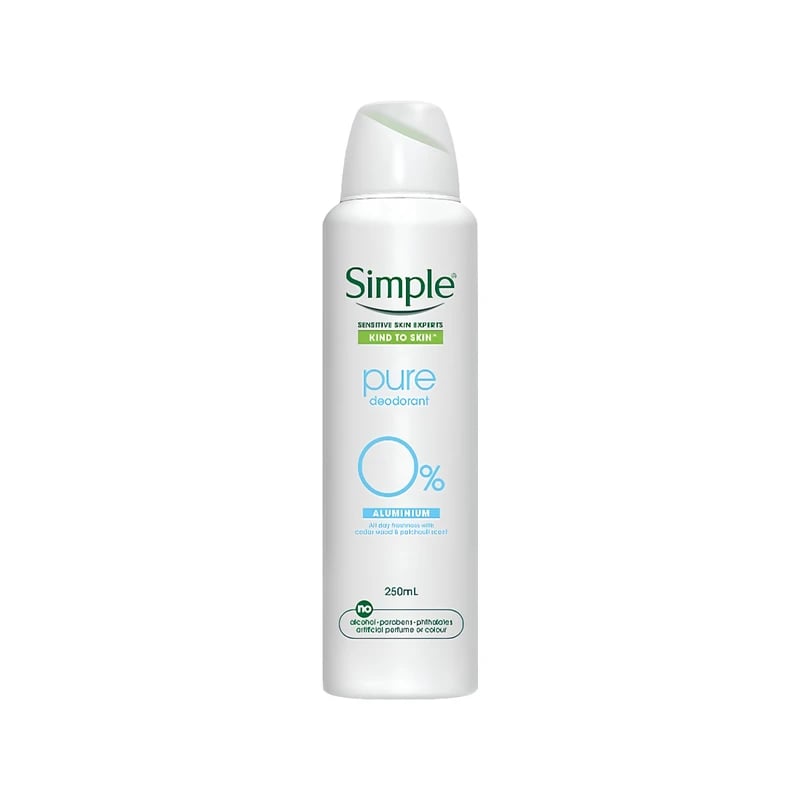 معطر سبراي سيمبل بيور — Simple Pure Deodorant Spray