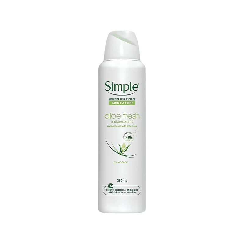 مضاد تعرق سبراي سيمبل ألو فريش — Simple Aloe Fresh Antiperspirant Spray