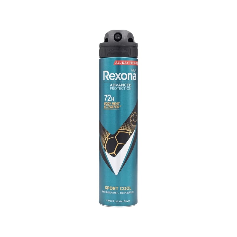 مضاد تعرق سبراي ريكسونا مين ادفانسد بروتكشن سبورت كول 72 ساعة — Rexona Men Advanced Protection Sport Cool 72-Hour Antiperspirant Deodorant Spray