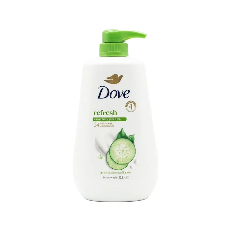 غسول جسم دوف ريفريش بالخيار والشاي الأخضر — Dove Refresh Cucumber & Green Tea Body Wash