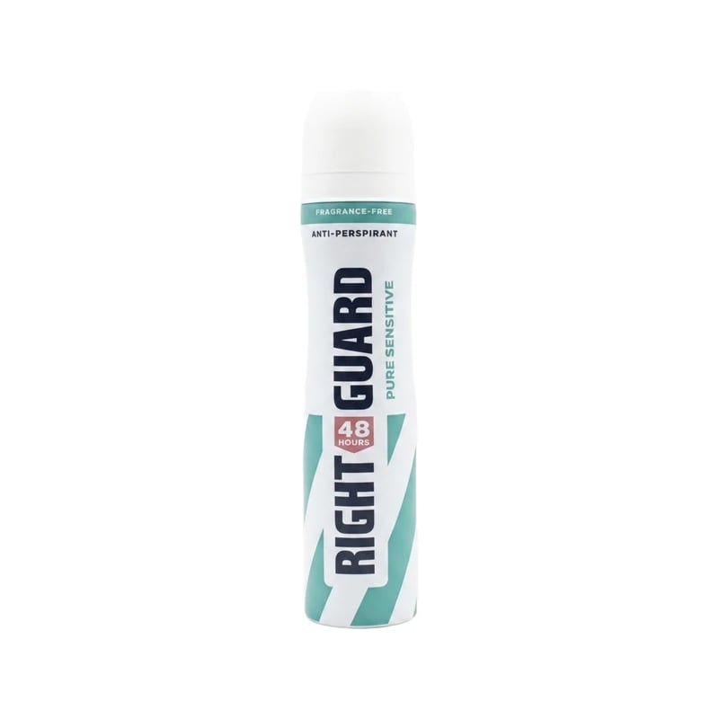 مضاد تعرق سبراي رايت جارد بيور سنسيتيف خالي من العطور — Right Guard Pure Sensitive Fragrance-Free Anti-Perspirant Spray