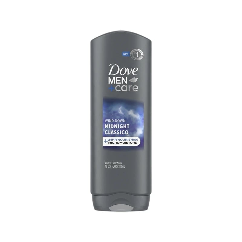 غسول جسم ووجه دوف مين كير ويند داون ميدنايت كلاسيكو — Dove Men Care Wind Down Midnight Classico Body & Face Wash