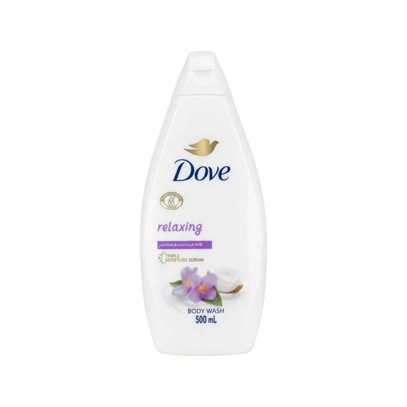 غسول جسم دوف ريلاكسينج بتلات الياسمين وحليب جوز الهند — Dove Relaxing Jasmine Petals & Coconut Milk Body Wash
