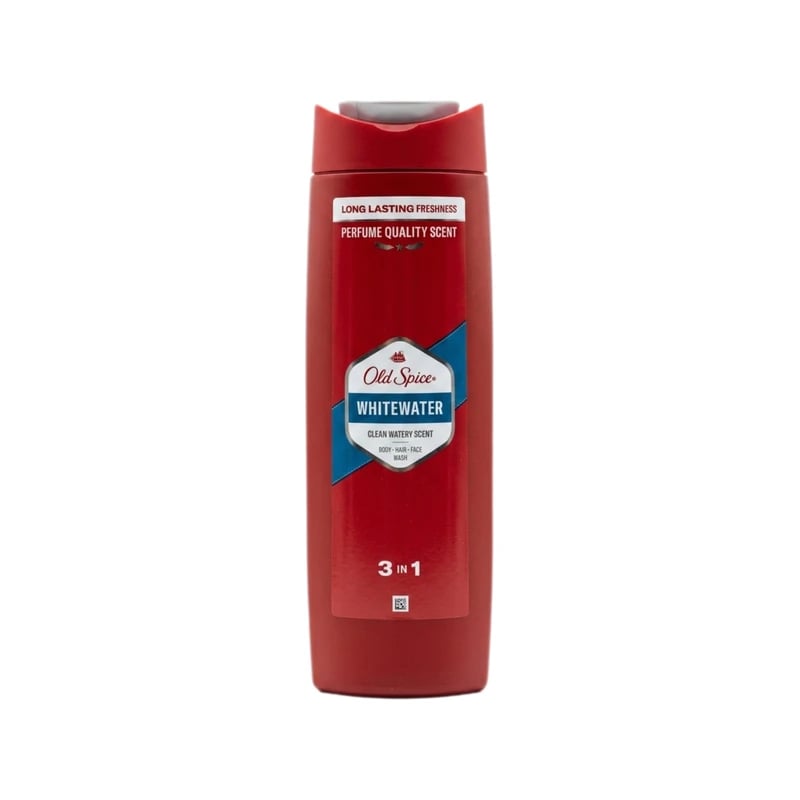 غسول جسم ووجه وشعر أولد سبايس وايت ووتر 3 في 1 — Old Spice Whitewater 3-in-1 Body, Hair & Face Wash