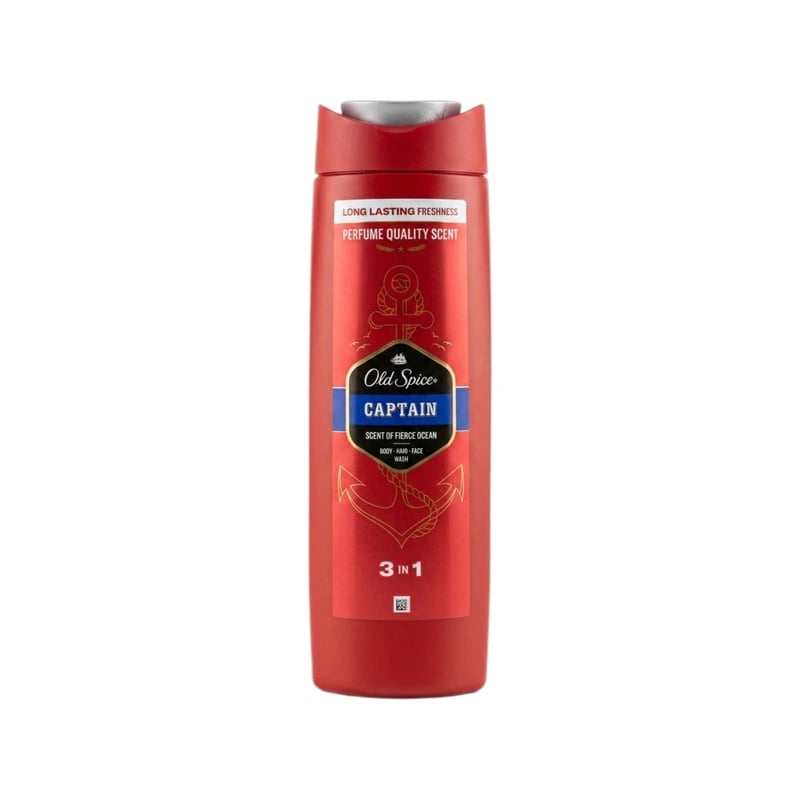 غسول جسم وشعر ووجه أولد سبايس كابتن 3 في 1 — Old Spice Captain 3 in 1 Body, Hair & Face Wash