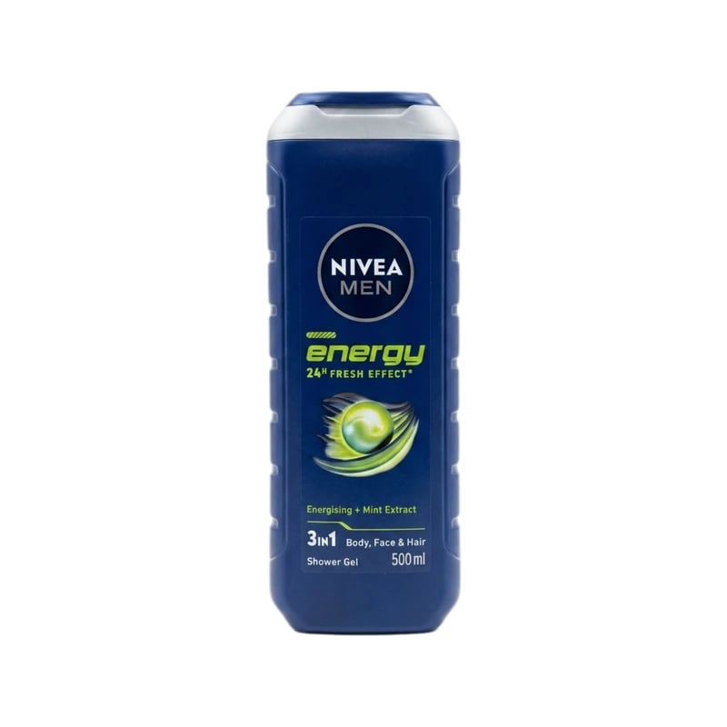 غسول جسم ووجه وشعر نيفيا مين إنرجي 3 في 1 — Nivea Men Energy 3-in-1 Body, Face & Hair Wash
