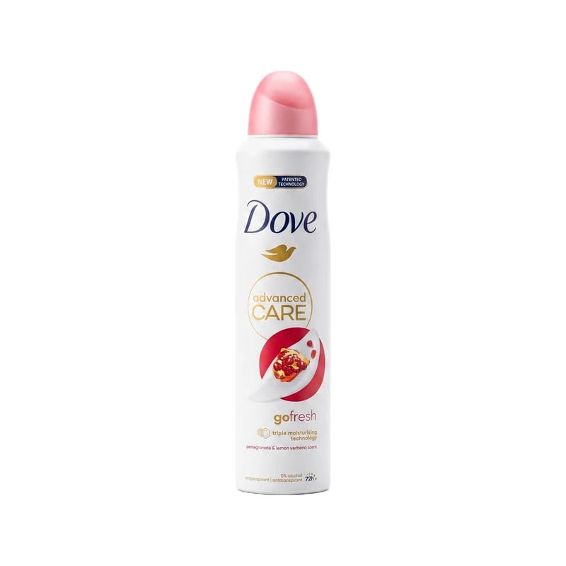 معطر ومضاد تعرق دوف أدفانسد كير الرمان ولويزة الليمون — Dove Advanced Care Pomegranate & Lemon Verbena Antiperspirant Deodorant