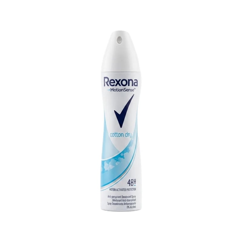 مضاد تعرق سبراي ريكسونا كوتون دراي — Rexona Cotton Dry Antiperspirant Deodorant Spray