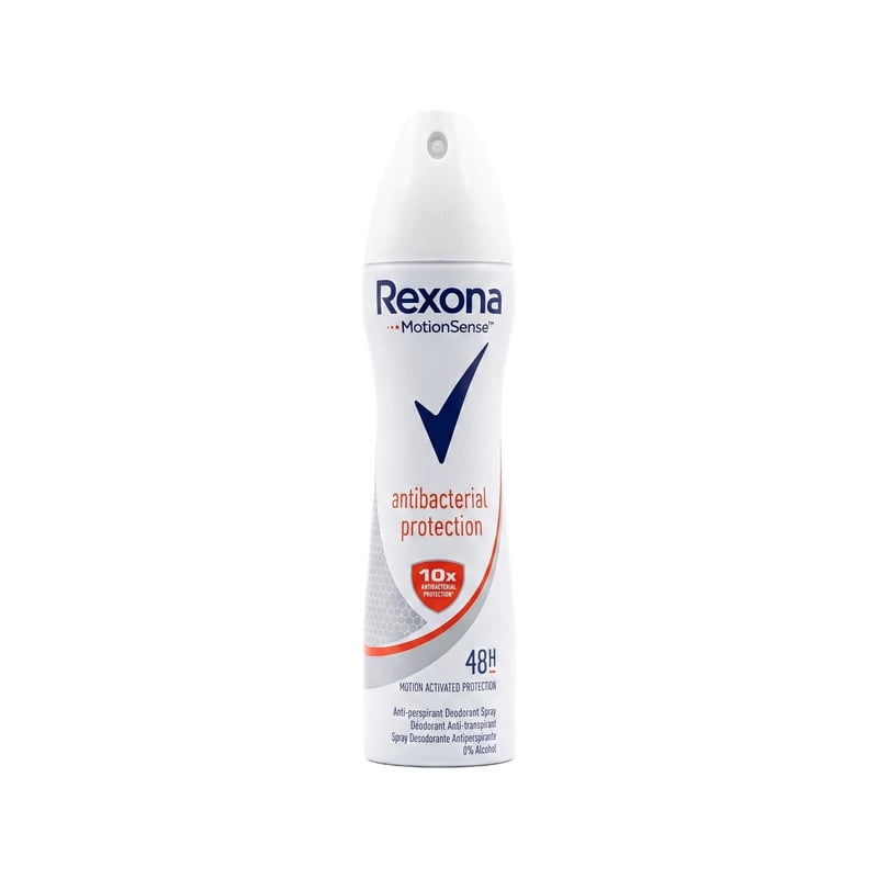 مضاد تعرق سبراي ريكسونا أنتي باكتيريال بروتكشن — Rexona Antibacterial Protection Antiperspirant Deodorant Spray