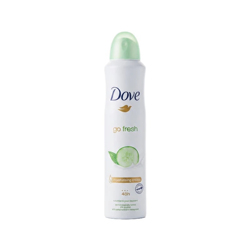 مضاد تعرق سبراي دوف جو فريش خيار وشاي أخضر — Dove Go Fresh Cucumber & Green Tea Antiperspirant Deodorant Spray