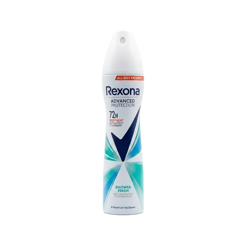 مضاد تعرق سبراي ريكسونا ادفانسد بروتكشن شاور فريش — Rexona Advanced Protection Shower Fresh Antiperspirant Deodorant Spray