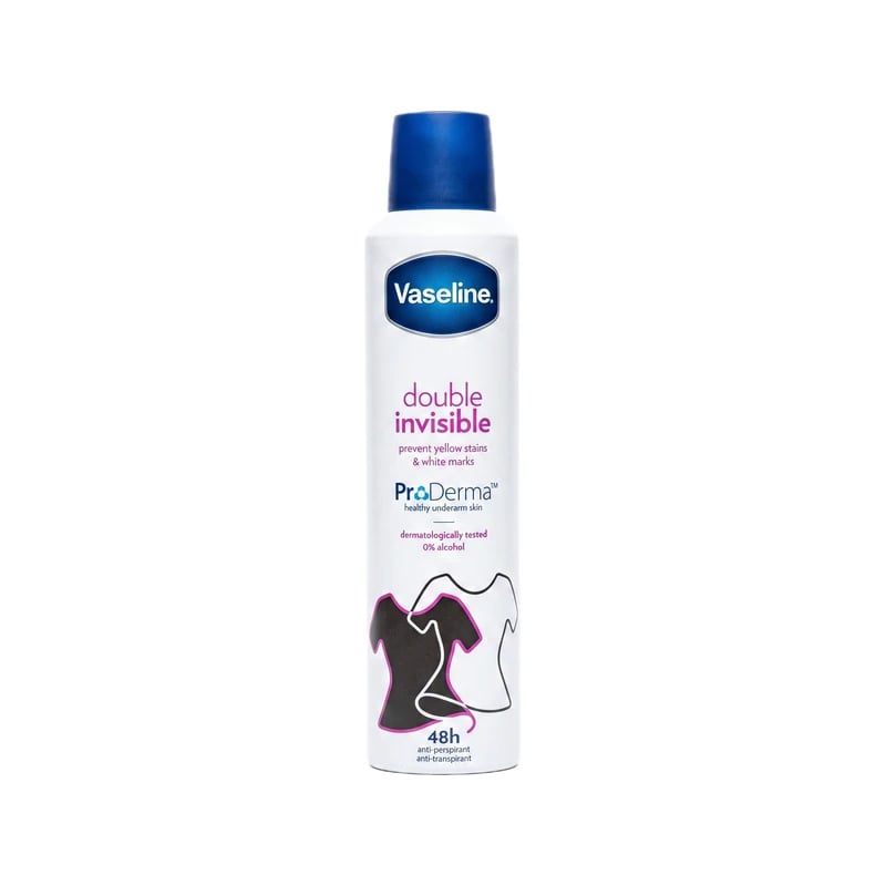 مضاد تعرق سبراي فازلين دبل انفيزيبل — Vaseline Double Invisible Antiperspirant Deodorant Spray