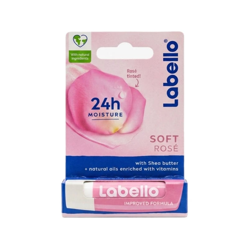 مرطب شفاه لابيلو سوفت روز — Labello Soft Rosé Lip Balm