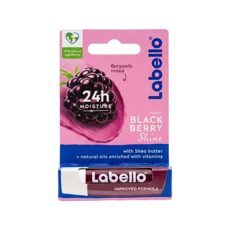 مرطب شفاه لابيلو توت العليق شاين — Labello Blackberry Shine Lip Balm