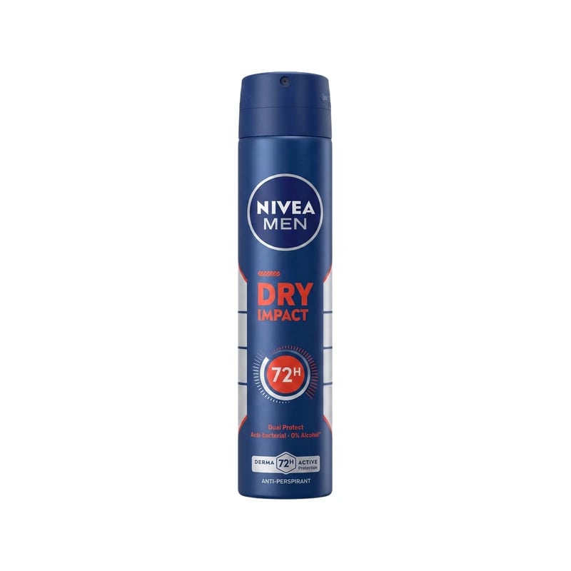 مضاد تعرق سبراي نيفيا مين دراي إمباكت — Nivea Men Dry Impact Antiperspirant Deodorant Spray