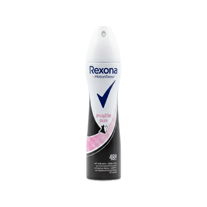 مضاد تعرق سبراي ريكسونا إنفيزيبل بيور — Rexona Invisible Pure Antiperspirant Deodorant Spray