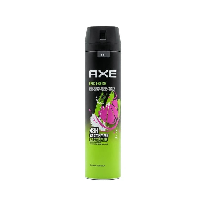 معطر جسم أكس إيبيك فريش جريب فروت والأناناس التروبيكالي — Axe Epic Fresh Grapefruit & Tropical Pineapple Deodorant Body Spray