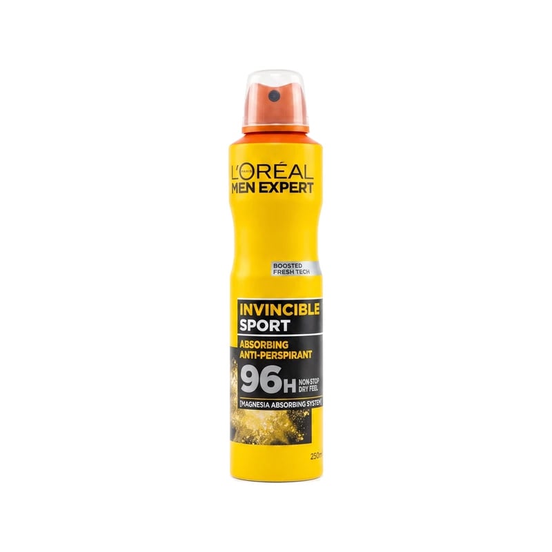 مضاد تعرق سبراي لوريال باريس مين إكسبرت إنفينسيبل سبورت — Loreal Paris Men Expert Invincible Sport Antiperspirant Spray