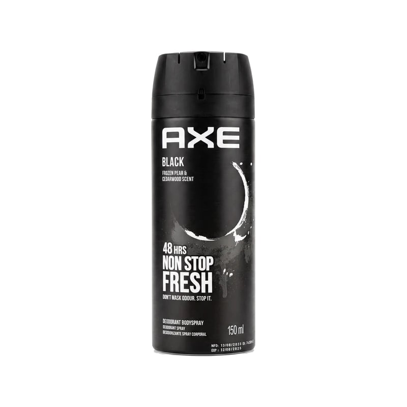 معطر جسم أكس بلاك بالكمثرى المجمدة وخشب الأرز — Axe Black Frozen Pear & Cedarwood Deodorant Body Spray