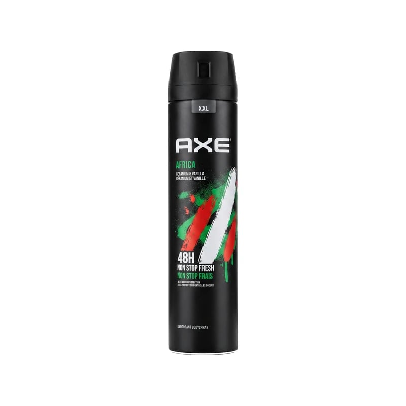 معطر جسم أكس أفريقيا بالجيرانيوم والفانيليا — Axe Africa Geranium & Vanilla Deodorant Body Spray