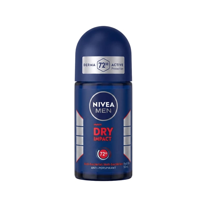 مضاد تعرق رول نيفيا مين دراي إمباكت — Nivea Men Dry Impact Anti-Perspirant Roll-On Deodorant