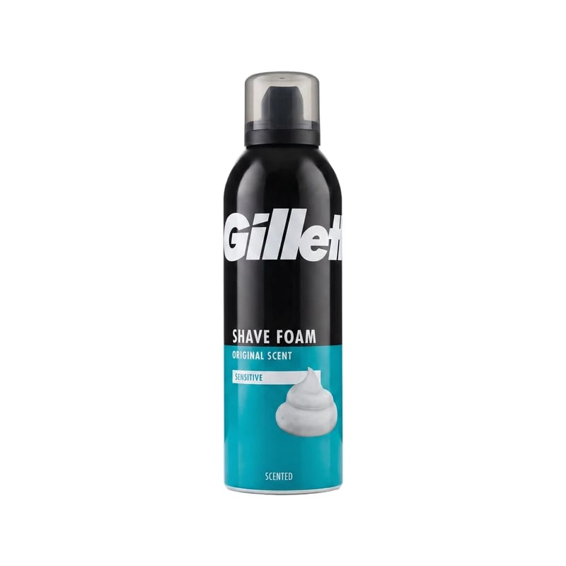رغوة حلاقة جيليت بالرائحة الأصلية للبشرة الحساسة — Gillette Shave Foam Sensitive Original Scent