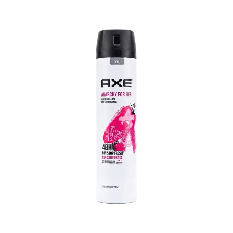 Axe Anarchy For Her Rose & Bergamot Deodorant Body Spray — معطر جسم أكس أناركي فور هير بالورد والبرغموت