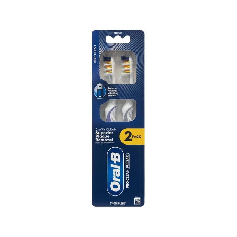 فرشاة أسنان أورال بي برو كلين بلسار متوسطة — Oral-B Pro-Clean Pulsar Toothbrush Medium