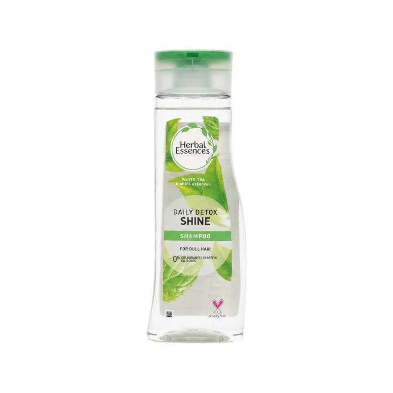 Herbal Essences Daily Detox Shine White Tea & Mint Shampoo — شامبو هيربل إيسنس ديلي ديتوكس شاين بالشاي الأبيض والنعناع للشعر الباهت