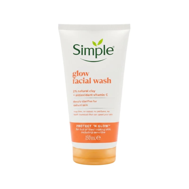 غسول للوجه سيمبل فيتامين C جلو — Simple Vitamin C Glow Facial Wash