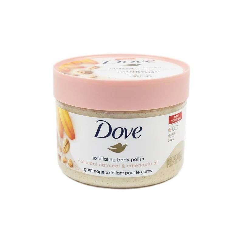Dove Exfoliating Body Scrub Colloidal Oatmeal & Calendula Oil — مقشر جسم دوف بالشوفان الغروي وزيت الكالندولا
