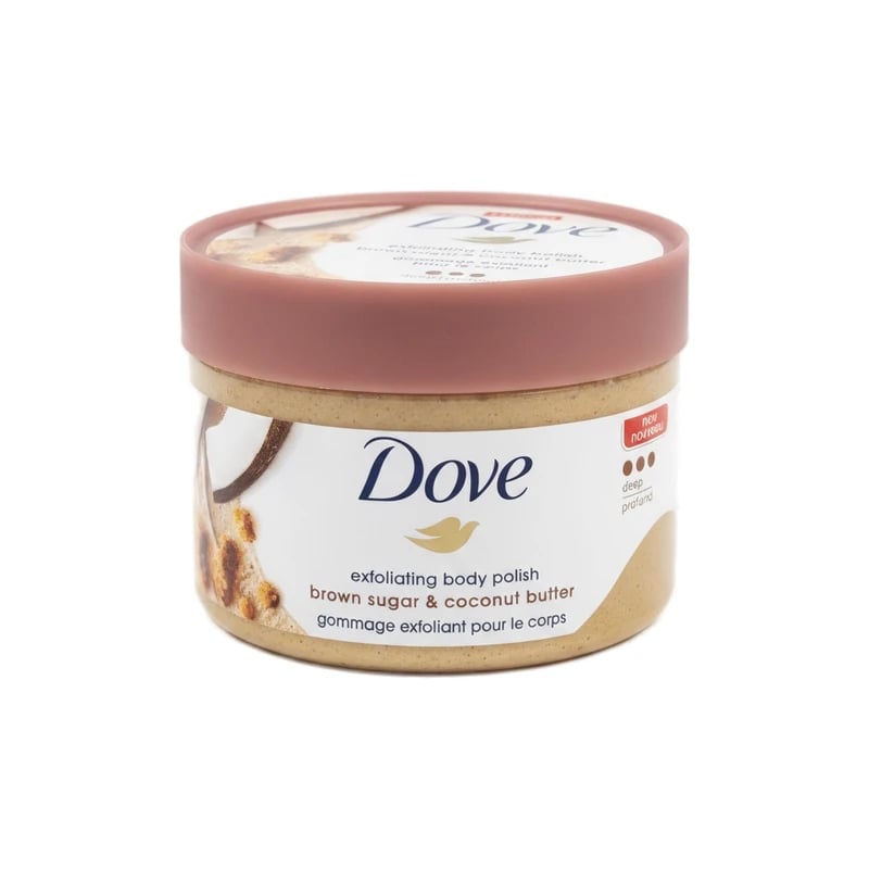 مقشر جسم دوف بالسكر البني وزبدة جوز الهند — Dove Brown Sugar & Coconut Butter Exfoliating Body Scrub
