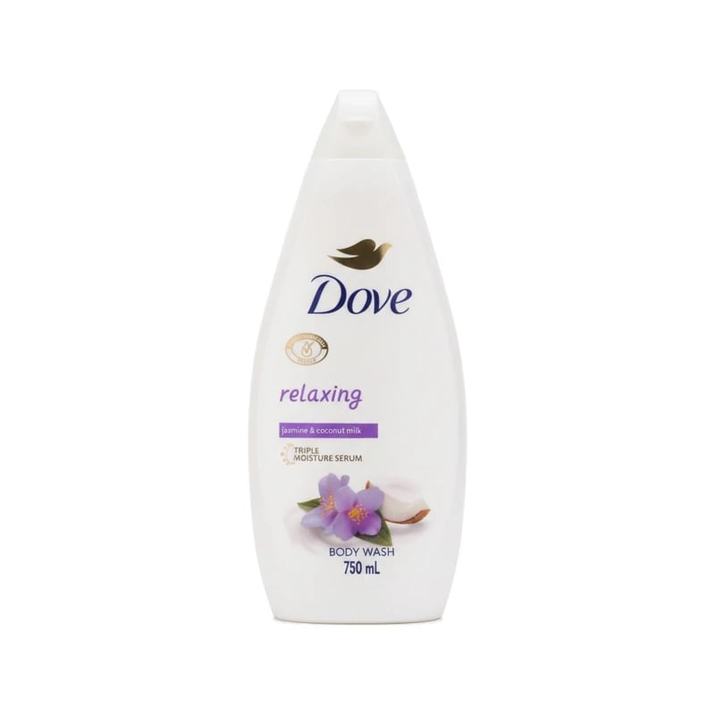 غسول جسم دوف ريلاكسينج بتلات الياسمين وحليب جوز الهند — Dove Relaxing Jasmine Petals & Coconut Milk Body Wash